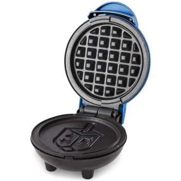 Dash Dreidel Mini Waffle Maker 4” Non- Stick-Blue
