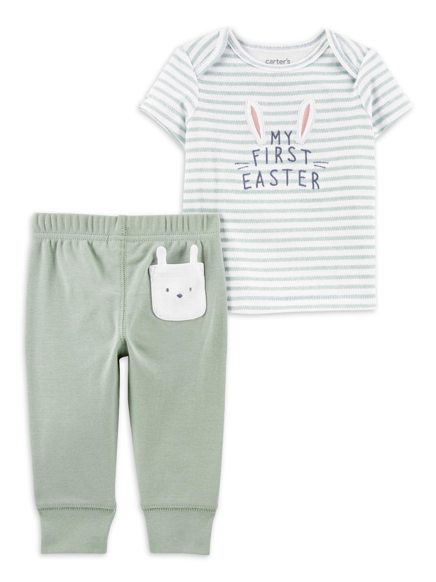 Carter's Child of Mine Baby Unisex Easter Outfit Set, 2-Piece, Sizes Preemie-12M