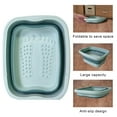 thumbnail image 7 of Soumake Foldable Wash Basin Plastic Portable Pool Foot Bath Basin Kitchen Fruit Vegetable Washing Basin Footbath Tub Camping Laundry Car Wash Basin, 7 of 7