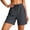 Shorts for Women-Gray, variant on Guieoi Shorts for Women Plus Size High-Waisted Workwear Drawstring Pants with Quick-Dry Fabric Lightweight and Zippered Pockets Brown XXL