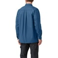 thumbnail image 3 of Dickies Men's DuraTech Ranger Ripstop Shirt, Dark Denim, 2XL, 3 of 4