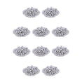 thumbnail image 2 of Injueey 200 Pieces Spacer Beads Seamless Smooth Accessories DIY Supplies Surface Reliable Electroplated Handicraft for Bracelet Necklace Type2 NO2, 2 of 6