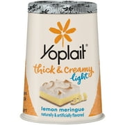 Yoplait® Light Fat Free Yogurt Thick & Creamy Lemon Meringue 6.0 oz Cup