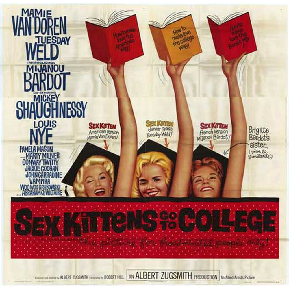 Sex Kittens Go To College Poster 27x40 1960 Style B