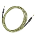 thumbnail image 4 of Guitar Cable Braided Shield NickelPlated Plug Audio Cord Electronic Musical Instrument Wire(Yellow ), 4 of 14
