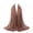 Brown 1, variant on Women's Soft Chiffon Headscarf Spring Summer Long Shawl Solid Color Muslim Hijab Accessories Scarf for Women
