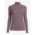 thumbnail image 2 of Free Assembly Women's Fine Ribbed Turtleneck with Long Sleeves, Lightweight, Sizes XS-XXXL, 2 of 7