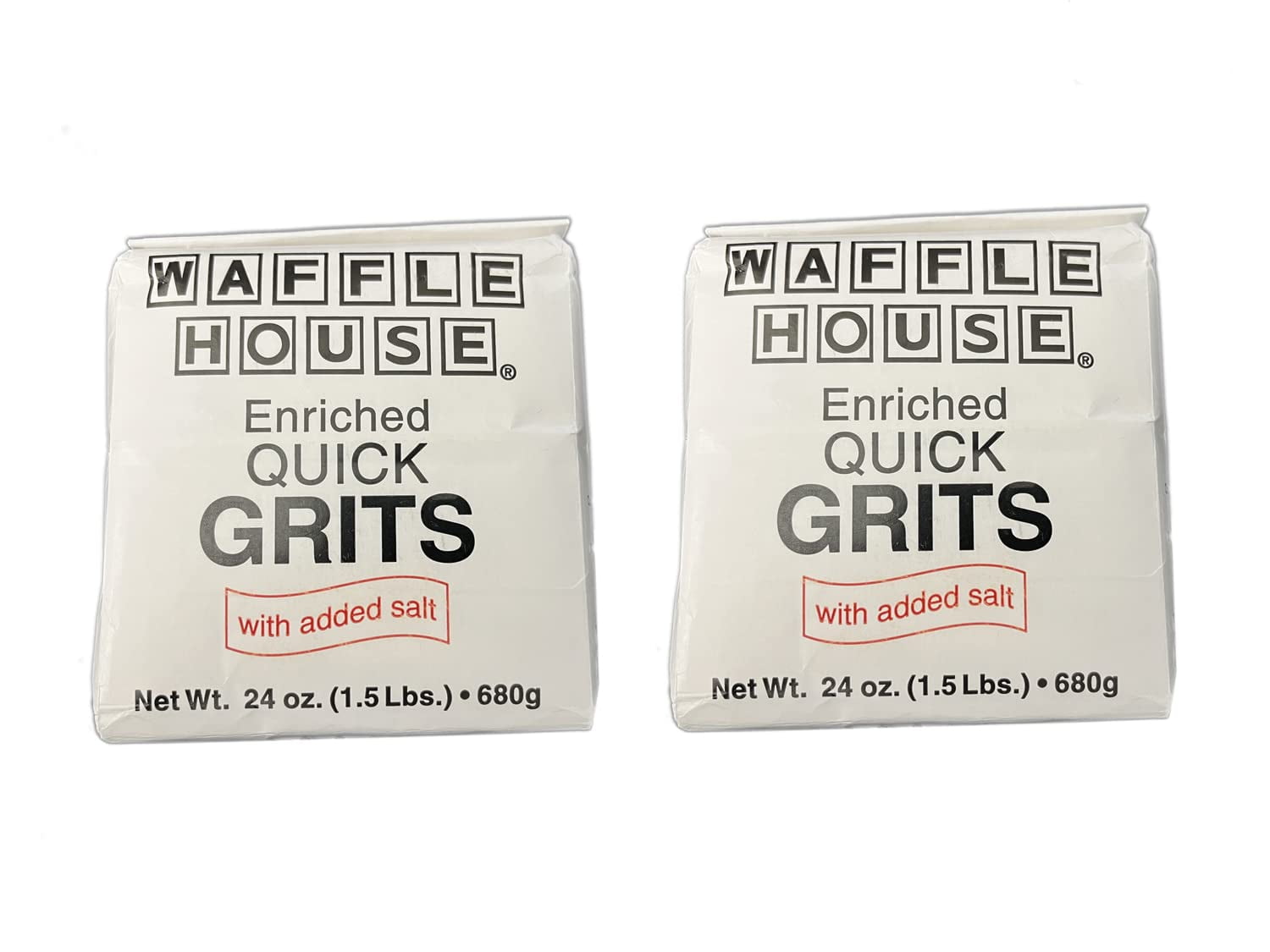 Waffle House Classic Grits 24 Oz Pack Of 2 (3 Lb)! Enriched Quick Grits
