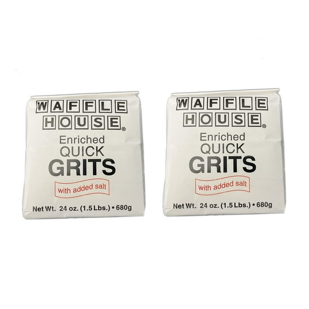 Waffle House Classic Grits 24 Oz Pack Of 2 (3 Lb)! Enriched Quick Grits