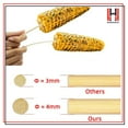 thumbnail image 6 of HomeHunch Bamboo Skewers 200 Count Wooden Sticks for Grilling Kebab BBQ, 6 of 7