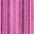 thumbnail image 1 of Ahgly Company Indoor Square Abstract Pink Modern Area Rugs, 6' Square, 1 of 4