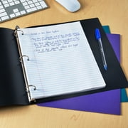 Pen+Gear Poly Standard 1 Round-Ring Binder, Black