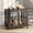 Brown, variant on YOKWOK 42 Inch Heavy Duty Dog Crate Furniture, Large Dog Kennel with 6 Locks & & Double Door, Escape-Proof Indoor Dog Cage for Large Dogs, Chew Resistant Metal Dog House, Black