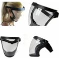 thumbnail image 3 of Anti-Fog Full Face Shield, Transparent Black Safety Mask for Dust Protection, Compatible with Various Brands, 3 of 5