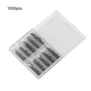 1000Pcs Tiny Assortment For Clock Watch Eye Glasses Screws Repair Kit Tool,