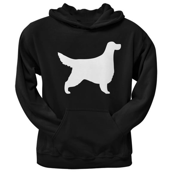 Gordon Setter Silhouette Black Adult Hoodie