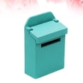 thumbnail image 2 of Masteelf 1 Pc 1 to 12 Ratio Wooden Mailbox DIY Mailbox Miniature Mailbox for Kids DIY Accessories ( Green ), 2 of 11