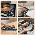 thumbnail image 6 of 2 Pcs Pioneer Flower Floral Print Pattern Kitchen Towels, Funny Microfiber Dish Towel Set, 18" X 26" Tea Towels, 6 of 6