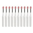 thumbnail image 3 of Lip Brushes Applicators, Glossy Dustproof 10Pcs Silicone Lipstick Brushes Multipurpose Reusable With Lid For Lip Balm For Eye Shadow, 3 of 8