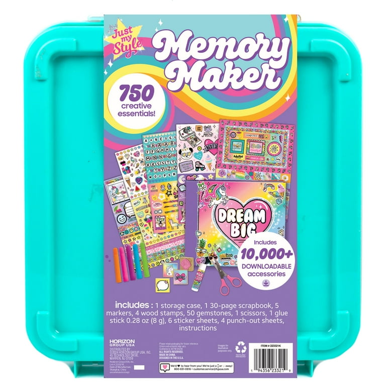Just My Style Multicolor Scrapbook and Cards Stationery Set, Paper