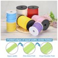 thumbnail image 4 of Uxcell 1/4" Double Fold Bias Tape Polyester Continuous Bulk Bias Tape for Sewing Seaming Light Green 55 Yards, 4 of 6