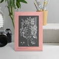 thumbnail image 4 of Graphic Foliage VI - Framed Print w/glass - Sunset Pink, 4 of 6