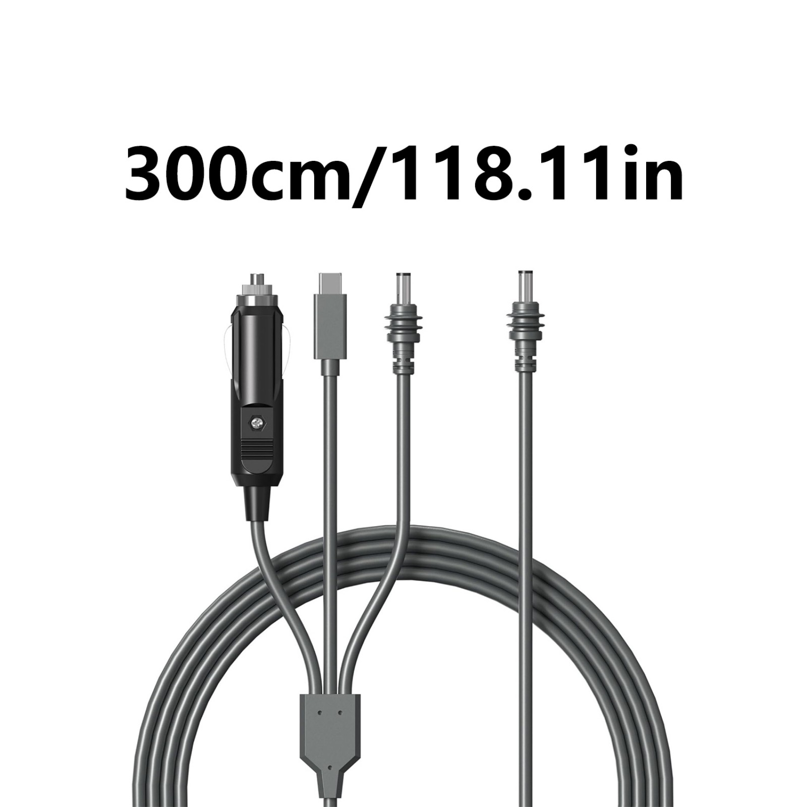 Power Cable 10ft USB C Car Charging DCDC Cable for Power Needs