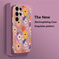 thumbnail image 5 of S24 Painting Flower Case For Samsung Galaxy S23 Ultra S22 S21 Plus S20 fe S10 Luxury Plating Silicone Soft Shockproof Cover, 5 of 5