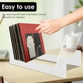 thumbnail image 3 of AEVXKHI Sturdy Wood Record Racks, Detachable Record Display Shelves, Record Storage Holder, Large Capacity Record Organizer for Desktop Bedroom Dresser Bookshelf Living Room, 3 of 10