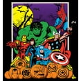 thumbnail image 2 of Men's Marvel Halloween Avengers Scene  Sweatshirt Black Medium, 2 of 4