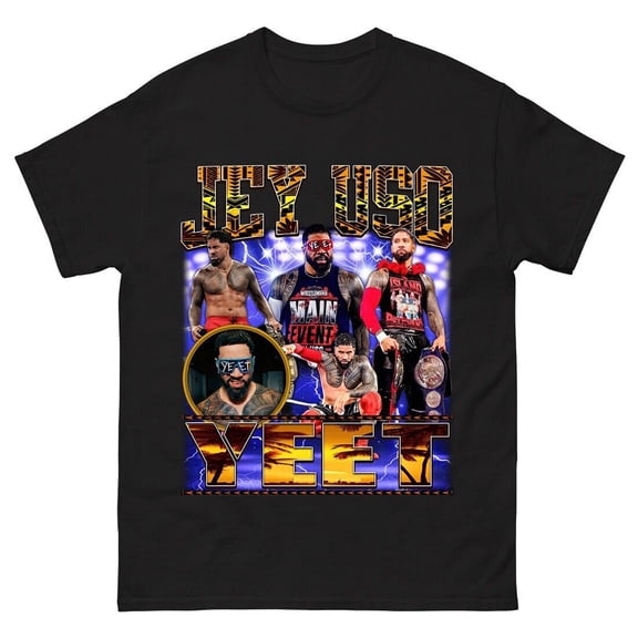 Reprint Rare Jey Uso Yeet Men Women T-Shirt size S-3XL