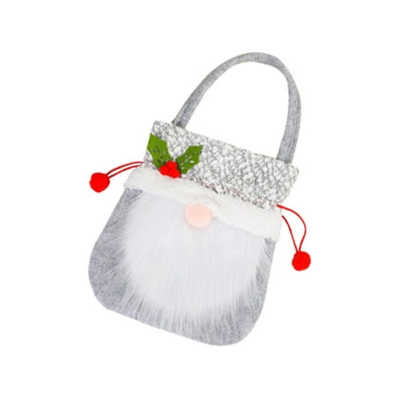 

ZTTD Christmas Gift Pendant Christmas Bag Tree Hanging Candy Bag Children Man Bag Old Decoration Storage Bags A