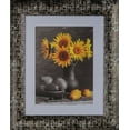 thumbnail image 1 of 3" Polystyrene Modern Contemporary Picture Frame by WholesaleArtsFrames-com 18x26, 1183 Series Chessboard Silver & Pewter - Made In USA, 1 of 5