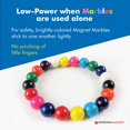 thumbnail image 3 of Juego de 20 platos transparentes Magnet Marbles Dowling Magnets 736606, 3 of 7