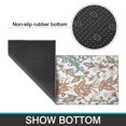 thumbnail image 6 of White Pioneer Flower and Paisley Pattern Kitchen Rugs Sets Of 2,Anti Fatigue Kitchen Mat Rugs Non Slip Washable,Decorative Kitchen Floor Mats for Kitchen,Sink,Laundry,17"x30"+17"x47", 6 of 7