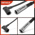 thumbnail image 6 of A-Premium Ignition Spark Plug Wires Set of 9 Compatible with Mercedes-Benz 420SEL 1986-1991, 560SEC 1986-1991, 560SEL 1986-1991, 4.2L 5.6L, 6 of 8