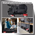 thumbnail image 4 of Titan 4-Wheel All-Terrain Electric Wheelchair & Mobility Scooter for Seniors & Disabled - Electromagnetic Brake, Portable - Red, 4 of 7