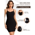 thumbnail image 2 of Vaslanda Shapewear Slips for Under Dresses Lace Cami Slips Tummy Control Body Shaper Seamless Full Slip Under Dress, 2 of 6