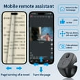 thumbnail image 3 of New Fingertip Ring Remote Control Scrolling Wireless Bluetooth Mobile Selfie Mice Video Automatic Page Turner, 3 of 8