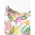 thumbnail image 5 of Emy Dola 2-7T Little Girls Floral Cotton Dress Princess Short Sleeve A-line Summer Dresses, 5 of 7