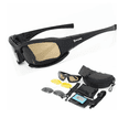 thumbnail image 2 of Lentes Tácticos Goggles Militar Motociclismo X7 4micas Negro, 2 of 4
