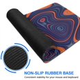 thumbnail image 6 of Blue Orange LinesLine Theme&nbsp;mouse Padswaterproofno Slip&nbsp;for Office Home Work GamingmousematRubber Base Mousepad with Stitched Edges 31.5x11.8inches, 6 of 7