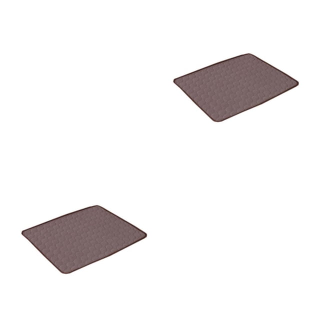 Greeniant Alfombrilla para perros, alfombrilla para gatos, suministros para mascotas, mano de obra fina, accesorios para el hogar, diseño Café SG, 100*70 cm 2piezas