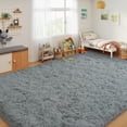 thumbnail image 3 of Janvonne Area Rugs for Living Room,8x10ft Soft Non Skid Easy-care Shaggy Carpets for Bedroom, Dorms,Children's Room,Home Decor Aesthetics,Light Gray, 3 of 8