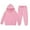 Pink, variant on Girls Boys 2 Piece Tracksuit Pullover Hooded Sweatshirts and Sweatpants Jogger Set Athletic Sweatsuits Sets for Kids Pink 10-11 Years