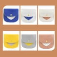 thumbnail image 4 of Cute Portable Travel For Female Headphone Case Love Heart Large Capacity Cartoon Makeup Bag Korean Coin Purse Sanitary Napkin Storage Bag Sundries Storage Bag YELLOW&GREY, 4 of 8