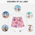 thumbnail image 6 of Kids' Beach Pants Comfortable Swim Trunks Colorful Hat Pattern Shorts for Pool Vacation and Lounge Wear 5T, 6 of 8