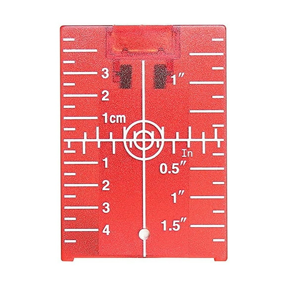 TP01G-Magnetic Floor Laser Target Plate Card with Stand for Green Beam Applications Enhancing the Visibility of Green Laser Lines or Points 1.3 Times