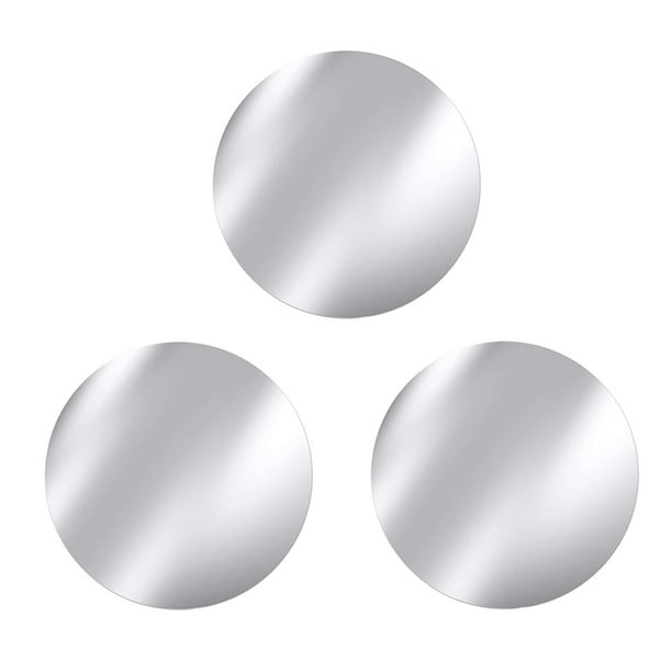 Etiquetas de espejo redondas Big Flexible Smooth Superficion Círculo Espejo Modelo Europeo Decoración de apartamento Como Paquete de decoración para el hogar de 3 kenally HA012192-00