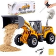 thumbnail image 1 of Yanlin Bulldozer de Control Remoto, Bulldozer RC 6 Canales para Niños, Camión de Juguete Recargable con Luces, Regalos de Navidad para niños y niñas, 1 of 3